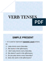 Verb Tenses Verb Tenses