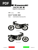 Kawasaki Z1A (Z900) 1974 Parts Guide | PDF | Screw | Brake