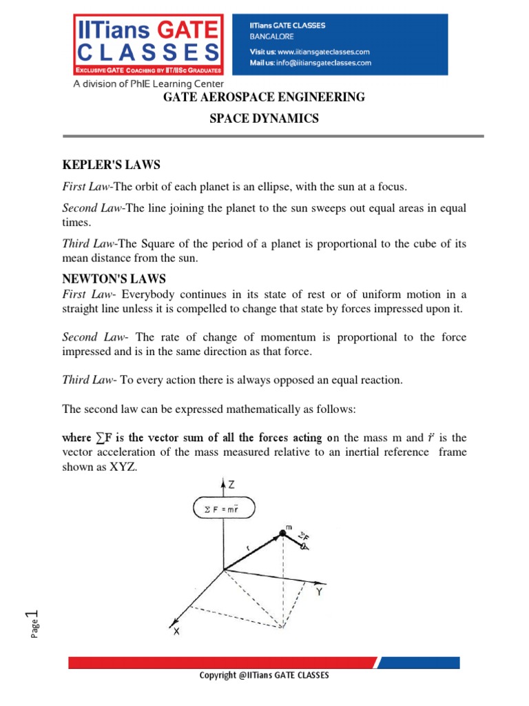 Space Dynamics Pdf Orbit Apsis