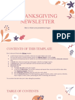 Thanksgiving Newsletter