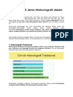 MATERI 2 Memahami 3 Jenis Historiografi Dalam Sejarah
