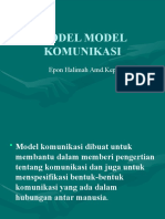 Model Model Komunikasi