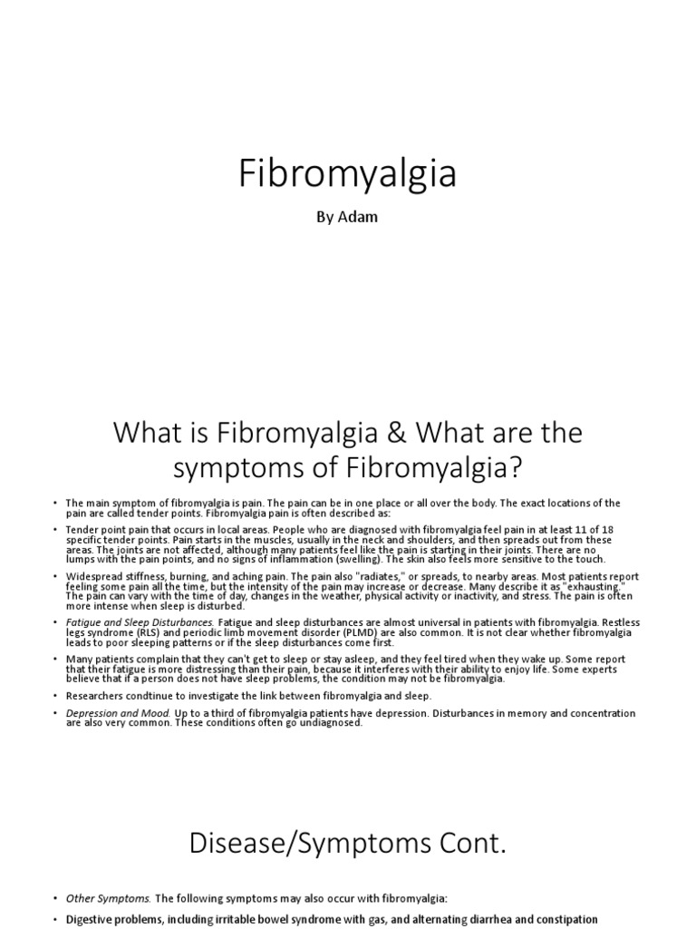 Fibromyalgia PDF Fibromyalgia Autoimmune Disease