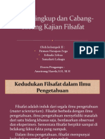 Ruang Lingkup Dan Cabang-Cabang Kajian Filsafat