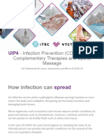 Understand COVID-19 infection prevention for complementary therapies (39