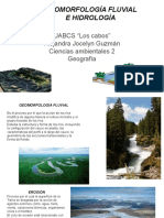 Geomorfología fluvial y ciclo hidrológico