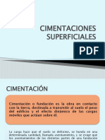 Cimentaciones Superficiales