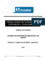 Manual Del Modulo de Consulta Externa Medicos