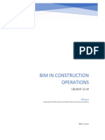 BIM in Construction Operations