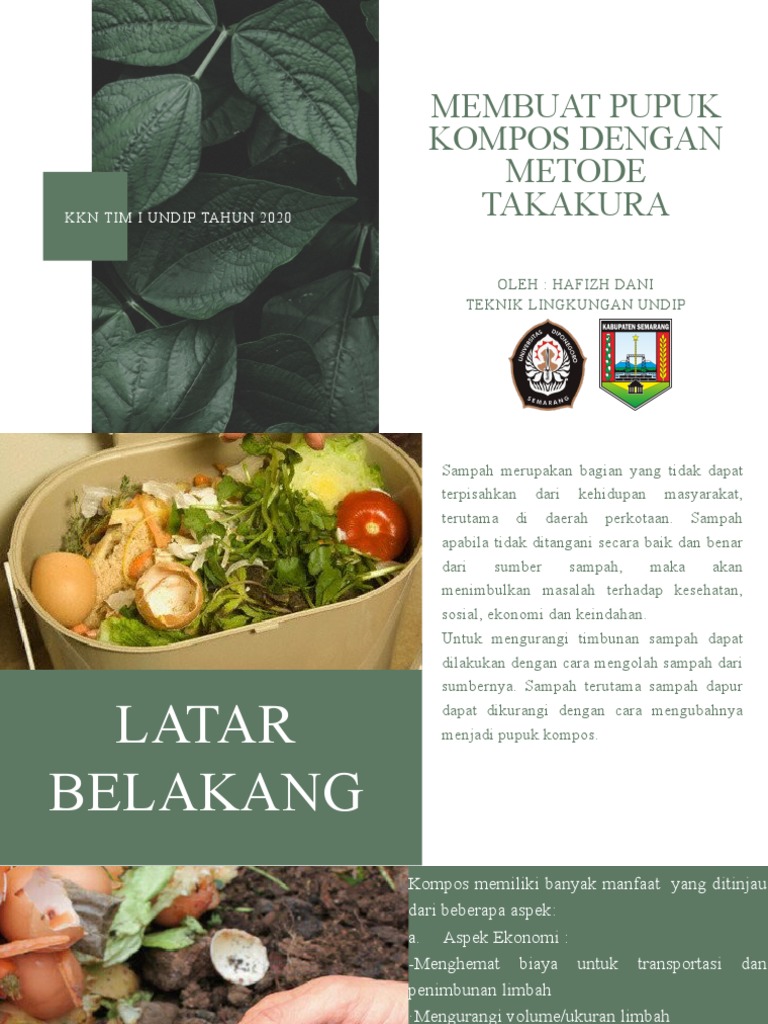 Kompos Takakura: Metode dan Manfaatnya | PDF | Griya & Taman | Sains ...