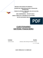 CUESTIONARIO SOBRE SISTEMA FINANCIERO - para Combinar