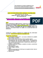 Guía de Recuperación Lengua Castellana 6 y 7 PDF