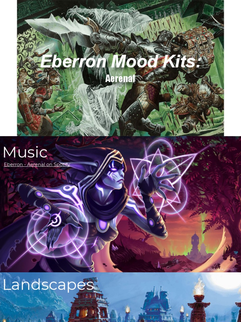 Eberron Mood Kits - Aerenal | PDF