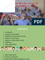School Dental Health Programmes