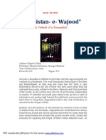 Shabistaan E Wajood (Book Review)