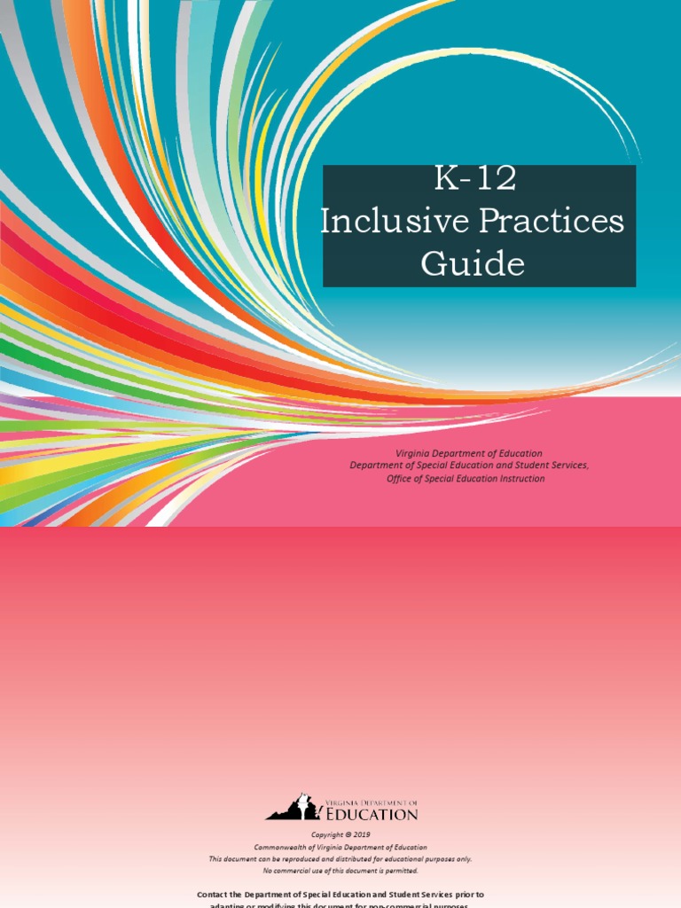 K 12 Inclusive Practices Guide | PDF | Individualized Education Program ...
