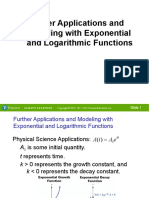 6.6 Further Applications And: Modeling With Exponential and Logarithmic Functions