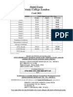 Costi, pagamento ed invio entries DIGITAL EXAM 2021