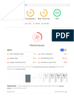 Performance: Performance Accessibility Best Practices SEO