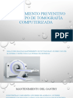 Mantenimiento Preventivo en Equipo de Tomografía Computerizada