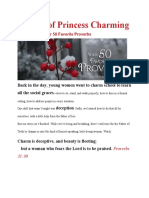 Beware of Princess Charming: Blog Your 50 Favorite Proverbs