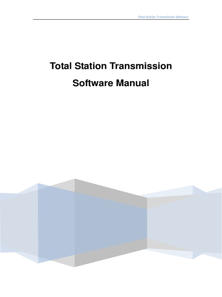 Total Station Data Transfer Guide | PDF | Usb | Bluetooth