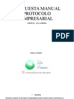 Propuesta Manual Protocolo Empresarial