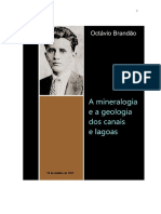 Octávio Brandao a Mineralogia e a Geologia Dos Canais e Lagoas
