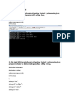 Stringovi I Fukncii Za Rabota So Stringovi