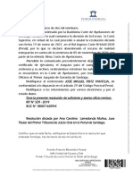 Certifico: Que Con Esta Fecha, Notifiqué en El Estado Diario La Resolución Que Antecede. Santiago, Tres de Marzo de Dos Mil Veintiuno