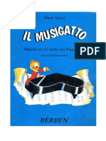 Il Musigatto Metodo Per Lo Studio Del Pianoforte Livello Preparatorio PDF