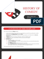 Copia de History of Comedy Lesson by Slidesgo