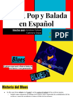 Blues, Pop y Balada en Español - Andres Felipe Cabrera Daza
