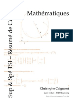 Cours - Mathématiques - Résumé - Maths Sup & Spe