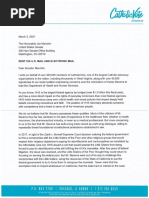 Catholic Vote Letter On Becerra To Senator Manchin 
