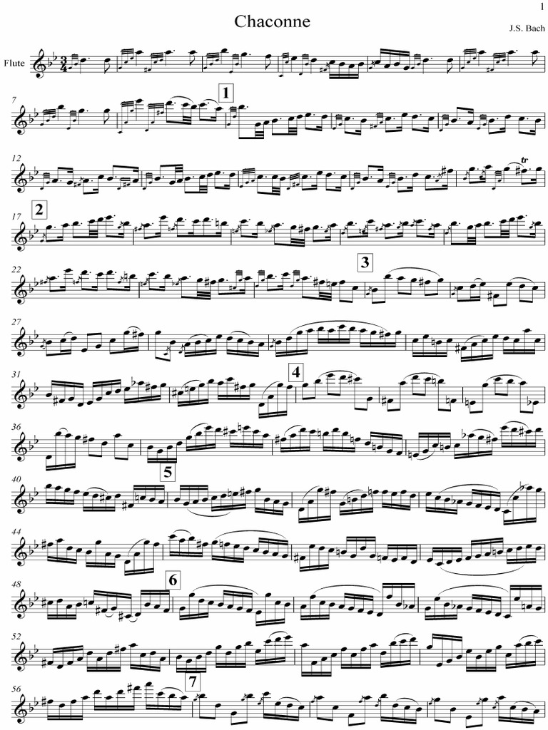 Bach Chacon Ne | PDF