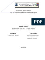 Informe Tecnico de Mantenimiento Preventivo A Banco de Baterias