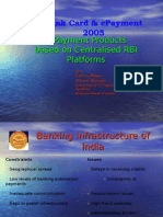 Bank Card & Epayment 2005: E-Payment Products Based On Centralised Rbi Platforms