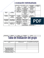 Anexo 2.tablas de Evaluación Del Trabajo Individual y Por Grupos