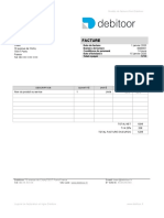 Modele de Facture Word Debitoor