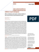 RBCDH: Efeito Do Treinamento Contrarresistência e Isoflavona Na Densidade Mineral Óssea em Mulheres Na Pós-Menopausa