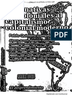 Alternativas descoloniales al capitalismo colonial/moderno - pablo quintero