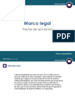 Marco Legal Pautas de Actuacion