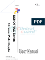Manual Usuario SONOTRAX SERIES Ultrasonic Pocket-Ingles
