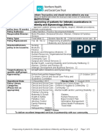 NHSCT/17/1149 Chaperoning of Patients For Intimate Examinations in Maternity and Gynaecology (Interim)