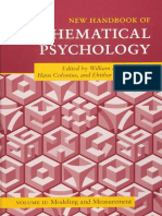 [Cambridge Handbooks In psychology] William H. Batchelder, Hans Colonius, Carl V. Ehtibar N. Dzhafarov - New Handbook Of Mathematical Psychology_ Modeling And Measurement Vol. 02(2018, Cambridge University Press) - libgen.lc