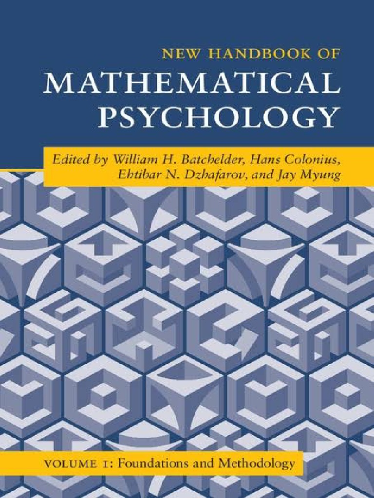 英語 テキスト Cambridge Handbooks in Psychology] William H. Batchelder