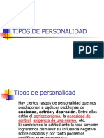 Tipos de Personalidad