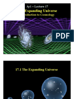 The Expanding Universe: Introduction To Cosmology