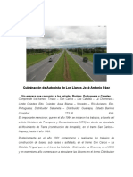 Autopista de Los Llanos José Antonio Páez Foro